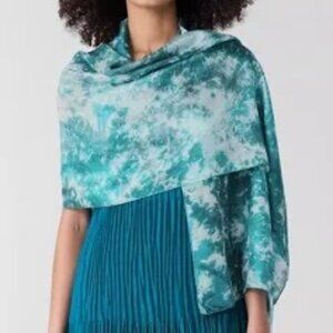 NWT Eileen Fisher Hand-Dyed Silk Scarf Size OS/TU